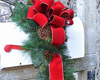 Urlaub Mailbox Swag - Faux Weihnachten Blumenmuster