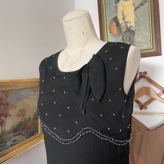 1930’s Hand Beaded Bias Cut Dress - image 1