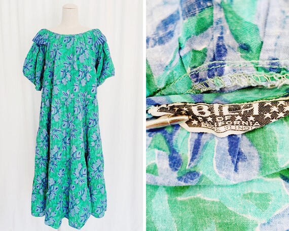 70s Bila Indian Tent Dress S/M/L
