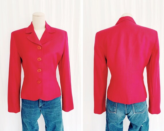 90s Does 40s XS/SM Tailored Jacket