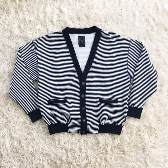 black and white striped sweatshirt