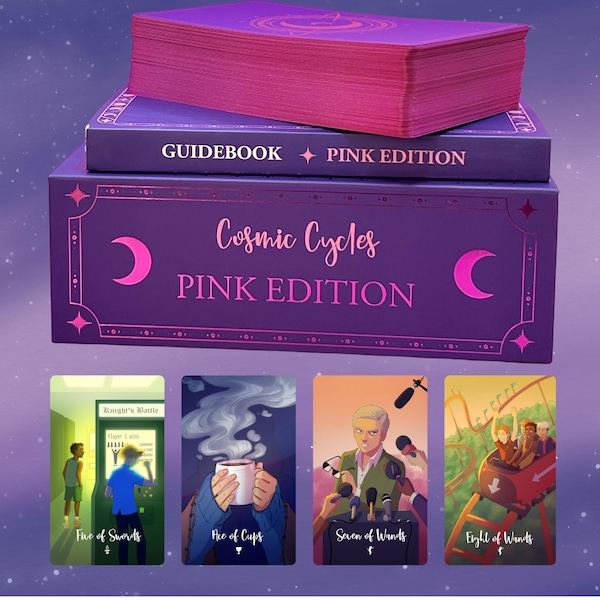 Basic Pack Pink Edition: Cosmic Cycles Tarot