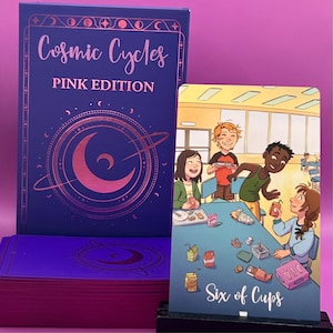 Basispakket roze editie: Cosmic Cycles Tarot