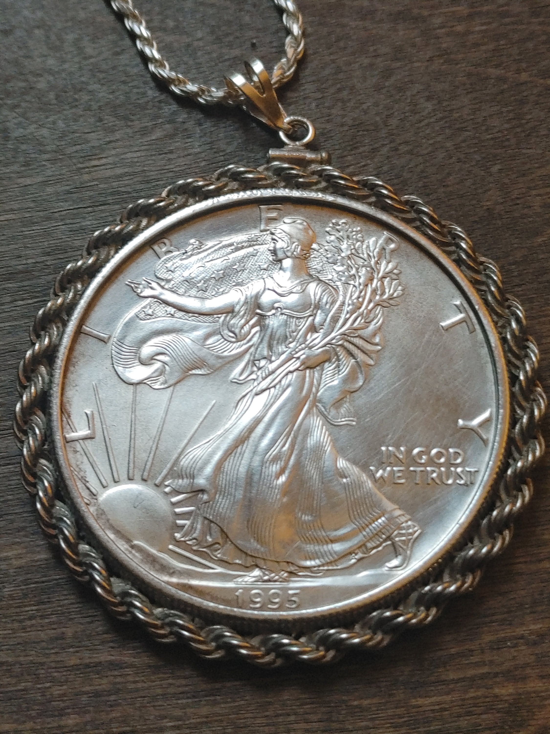 アクセサリー RAOING Half Dollar ID Pendant Eagle アクセサリー