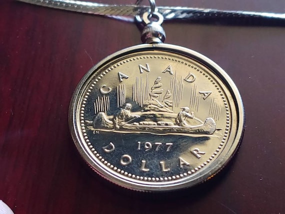 Mint 1977 Canadian Voyageur Explorer Dollar coin … - image 1
