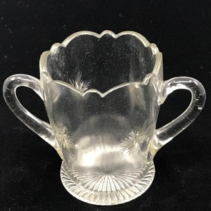 Vintage Glass Spooner / Celery Vase, Circa 1900-1930