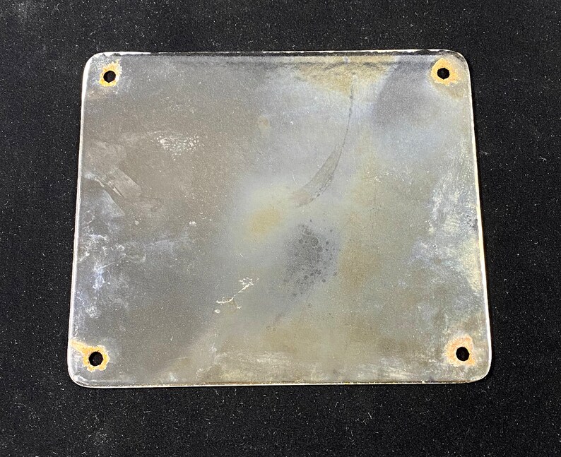 Vintage 19351955 Leaded Gasoline Sign Etsy