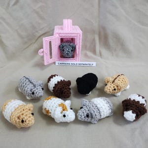 Tiny Hamsters, Crochet Hamsters, Toys, Stuffed Animals, Plushies, Amigurumi
