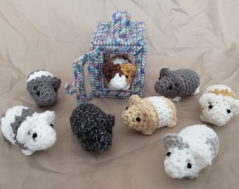 Tiny Hamsters, Crochet Hamsters, Toys, Stuffed Animals, Plushies, Amigurumi