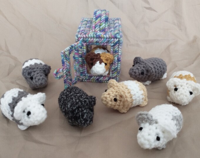 Tiny Hamsters, Crochet Hamsters, Toys, Stuffed Animals, Plushies