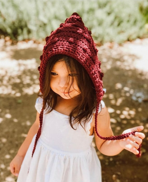 Pixie Bonnet Bubble Bonnet Pixie Hat 
