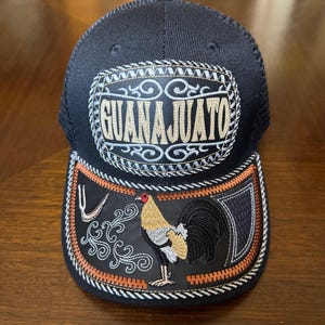 Gorra Vaquera - Chapeau Cowboy Réglable En Polyester, Marron, Fait Main Au Mexique, Neuf