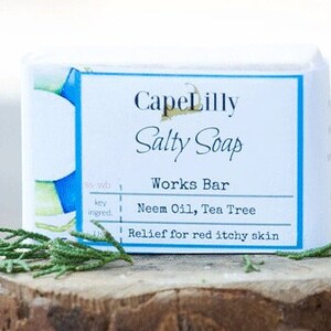 Neem, Sea Salt and tea tree soap bar