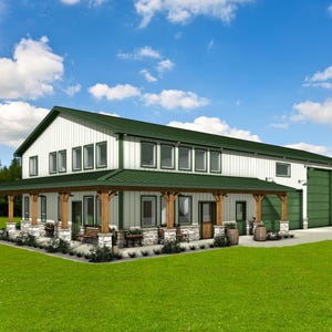 Barndominium Plans (Plan #1000-19), House Plans, Home Plans, Floor Plans, Barndo Plans, Blue Prints, Barndominium Plans