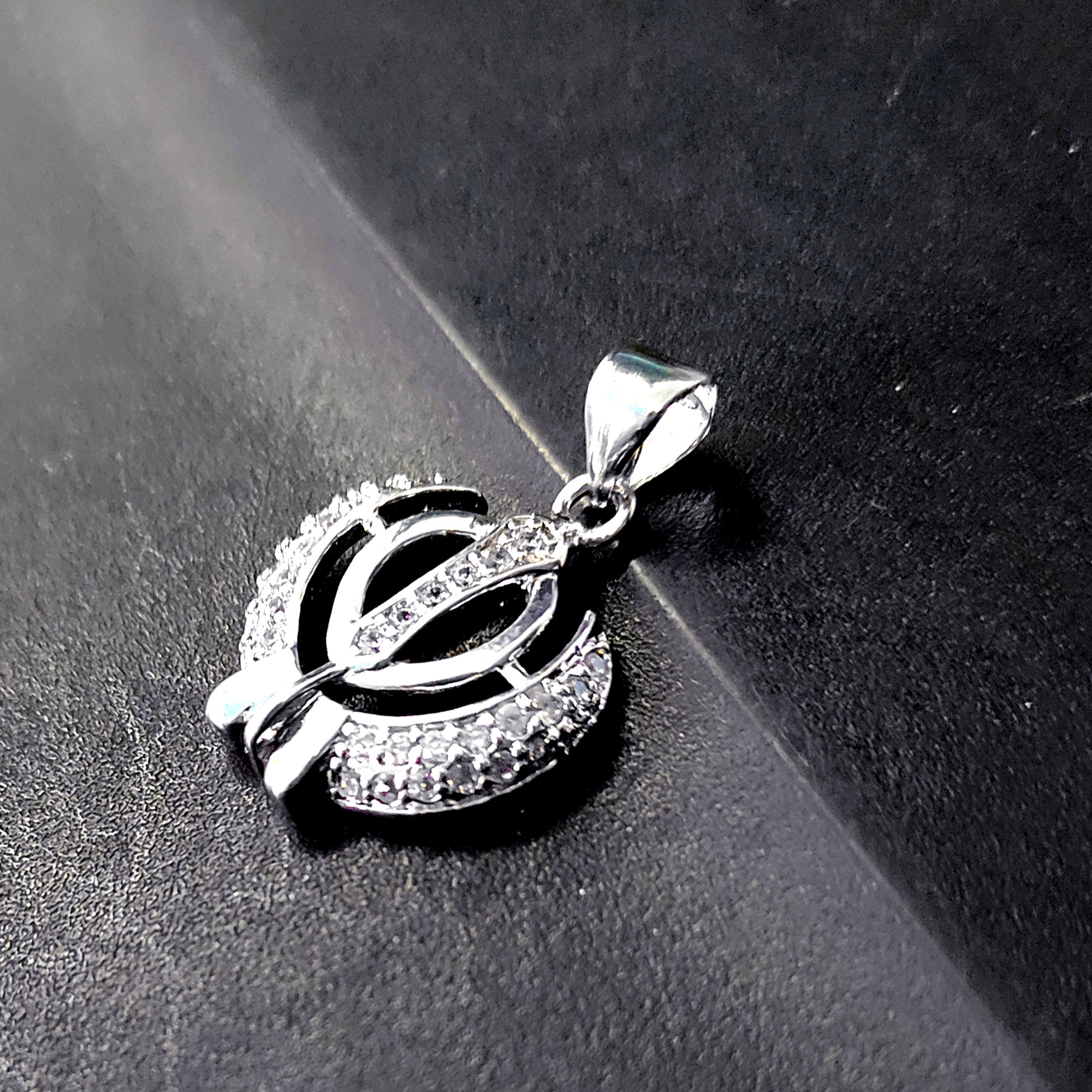 Devotional Sikh Khanda Pendant chain men's brass charm Etsy