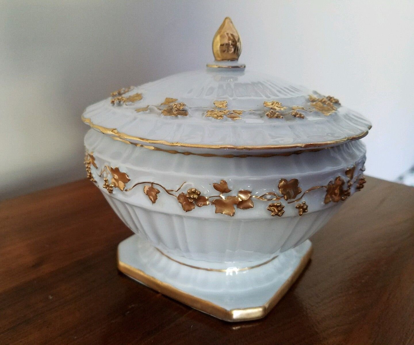 Hand Painted Lenwile China Ardalt Dish W/lid Etsy