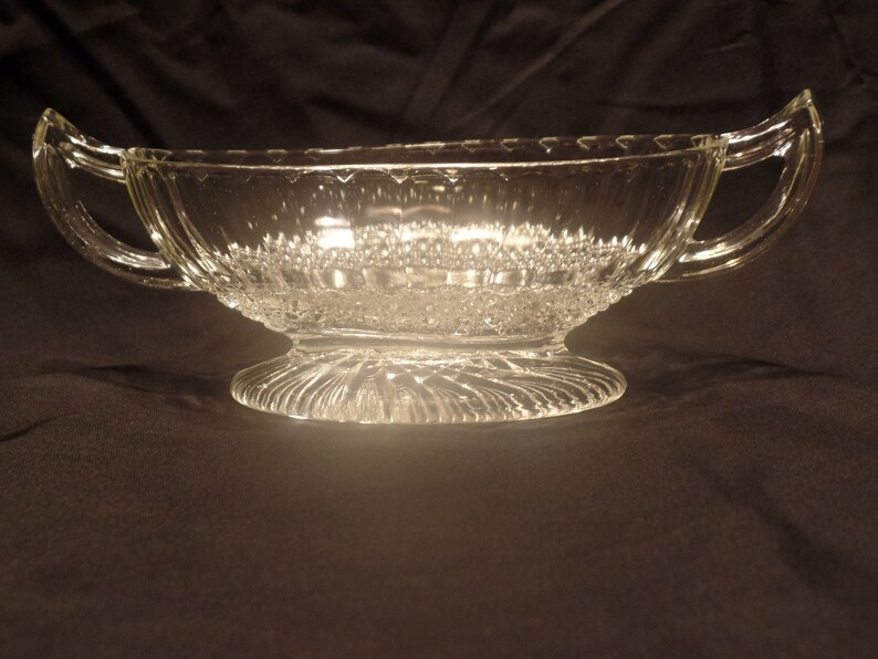 Early American Pressed Glass EAPG Trophy Shape Sugar Bowl Etsy