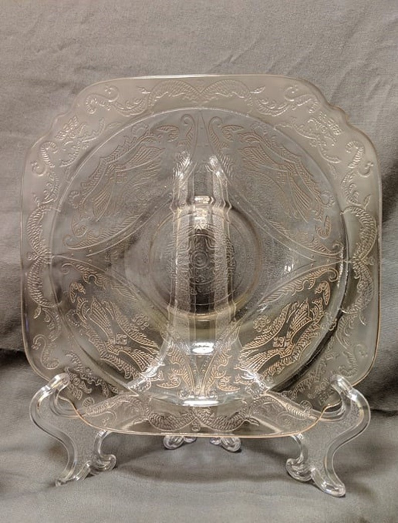 Set of 4 Indiana Glass Pink Depression Glass SoupSaladCereal Bowls in the New Madrid Pattern
