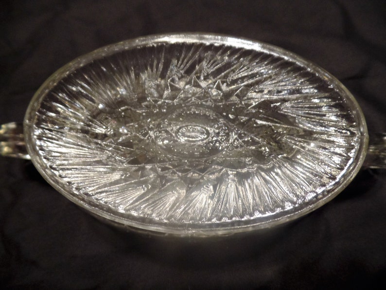 Early American Pressed Glass EAPG Trophy Shape Sugar Bowl Etsy