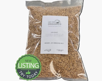 100% Organic Rice Hulls