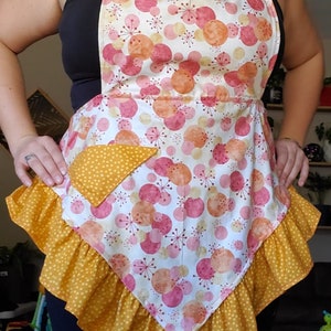 Vintage Style Apron Retro Abstract Design 40&#39;s 50&#39;s