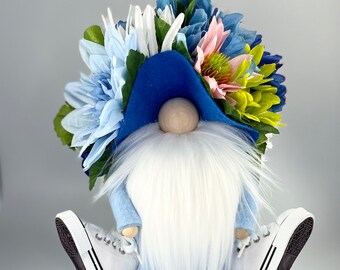 Brilliant Blue Gnomes with Sneakers!