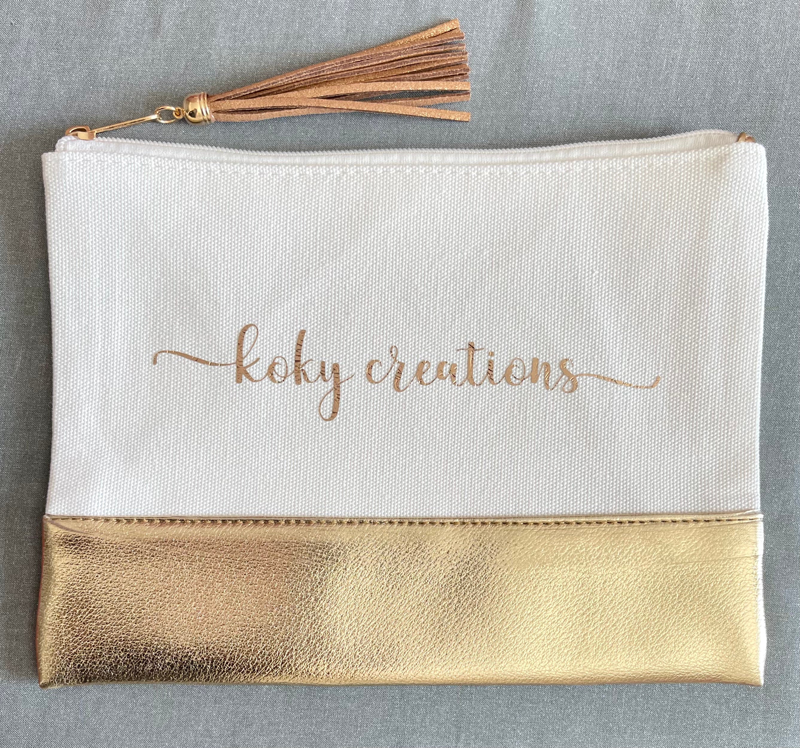 Personalized Makeup Bag Cosmetic Bag Custom Name Makeup Bag Etsy