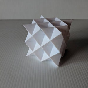 3D Printed Fractal Inspired by the Koch Snowflake