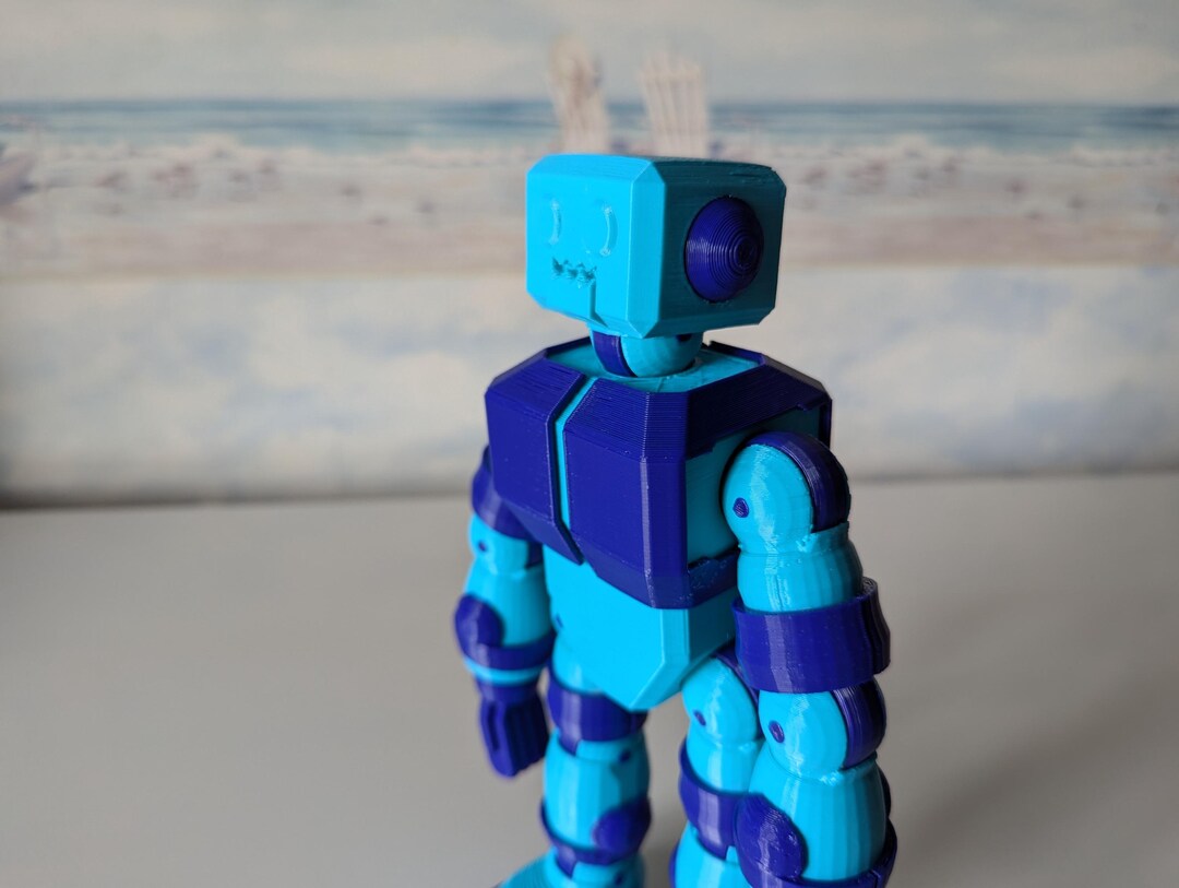 Standard Bot: 3D Printed Articulated Tiny Bot - Etsy
