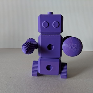 3D Printed Tiny Bot: Drill Knight