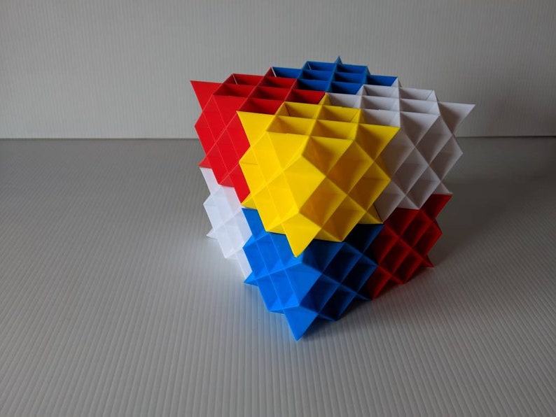 3D Printed Fractal Inspired by the Koch Snowflake imagem 5