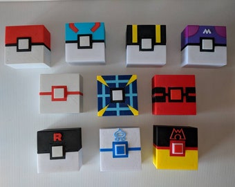 3D Printed Poké Ball-Style Box