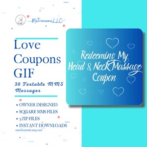 Bridal Gift, Wedding Gift, Digital Love Coupon | Animated Textable Couples Love Cards GIFs For Girlfriend, Boyfriend, Wife, Husband, Couples