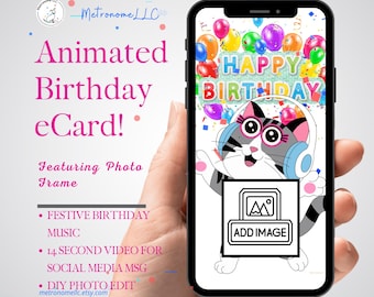 Photo Sticker HBD e-Card