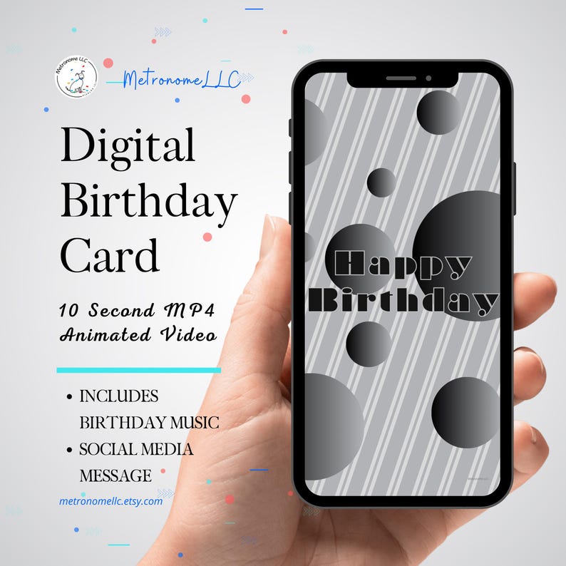 Digital Birthday Card | Happy Birthday Card | Virtual Greeting Cards ...