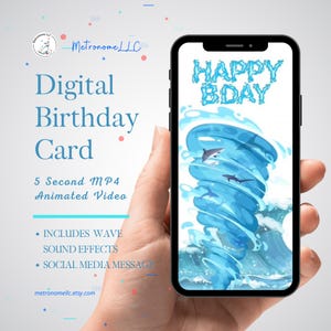 Digital Birthday Card | Happy Birthday Card | Virtual Greeting Cards | Musical Animated Birthday Card | DIY Social Media Message App eCard