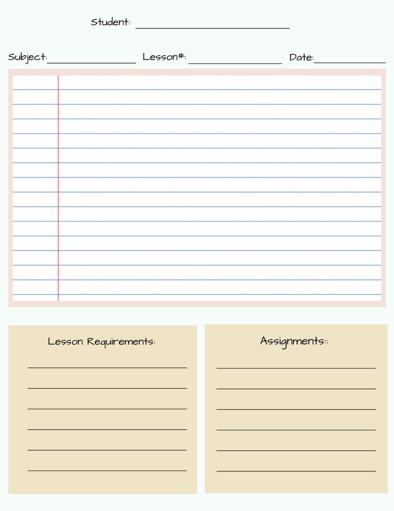 5 Day Homeschool Lesson Planning Bundle- Monthly, Weekly, and Daily ...