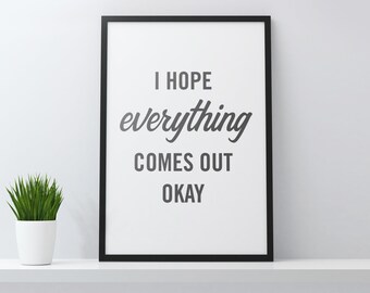 funny bathroom sign printable poster bathroom print funny bathroom quote i hope everything comes out square print black and white - Funny Bathroom Quotes funny bathroom sign printable poster bathroom print funny bathroom quote i hope everything comes out square print black and white - Funny Bathroom Quotes