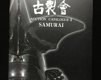 J1856 Japanischer Vintage Samurai Auktionskatalog II Rüstungsschwert Nachschlagewerk