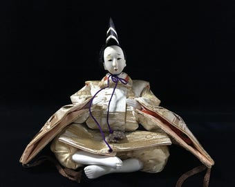 市松人形 日本製 ヴィンテージ ハンドメイド アートドール 胡粉と