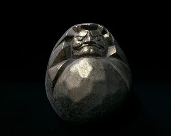 R0664 Japanese DARUMA Doll Vintage Interior Decoration Unique Statue Buddhist