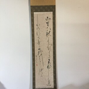 Y1190 Japanese Vintage Hanging Scroll KAKEJIKU Hand Paint