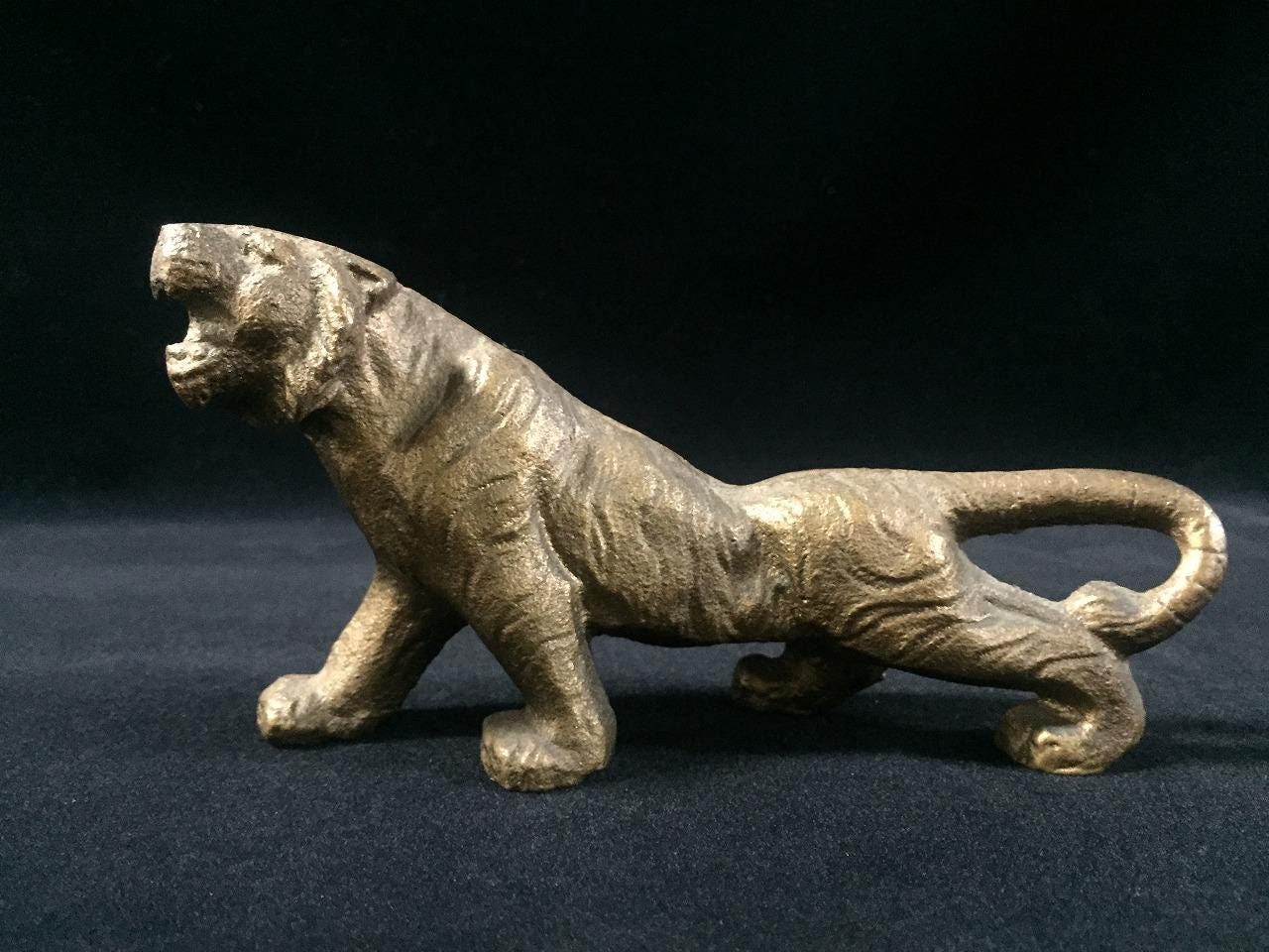 アンティーク　オブジェ Z0935 Japanese Tiger Statue Vintage Interior Decoration Figurine