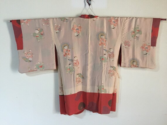 S1503 Japanese Vintage Kimono / HAORI Jacket / MI… - image 8