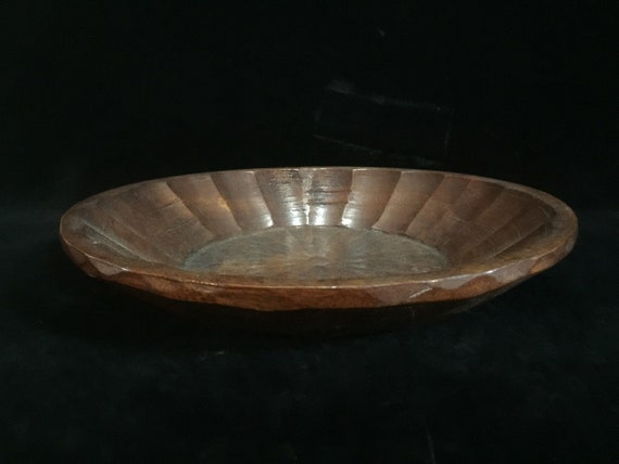 R0772 Japanese Wooden Snack Bowl KASHIKI Vintage … - image 2