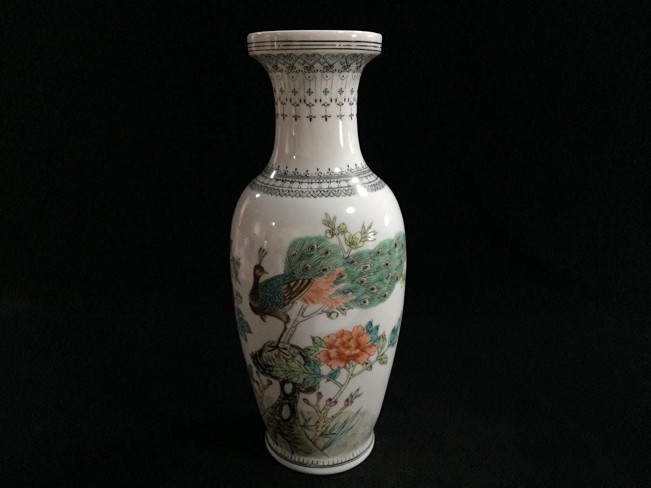 Biancalani 花瓶☆SALE R0721 Chinese Pottery Flower Arrangement Vase KABIN Vintage