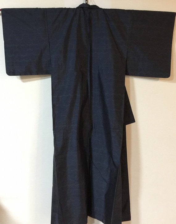 S1884 Japanese Vintage Kimono / Dess OSHIMA TSUMU… - image 1