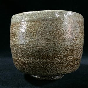 H0324 Japońska ceramika, miseczka do ceremonii parzenia herbaty CHAWAN Vintage MATCHA, sygnowana