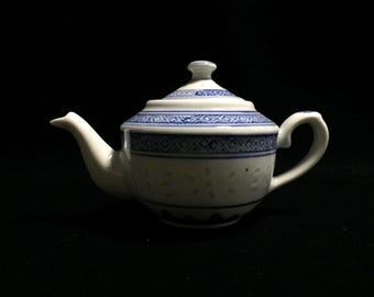 茶壷 Kozan Vintage Japanese Red Clay Flowe Engraving Kyusu Teapot