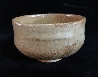 U1244 Japanese Pottery Tea Ceremony Bowl Cup CHAWAN Vintage MATCHA Signed